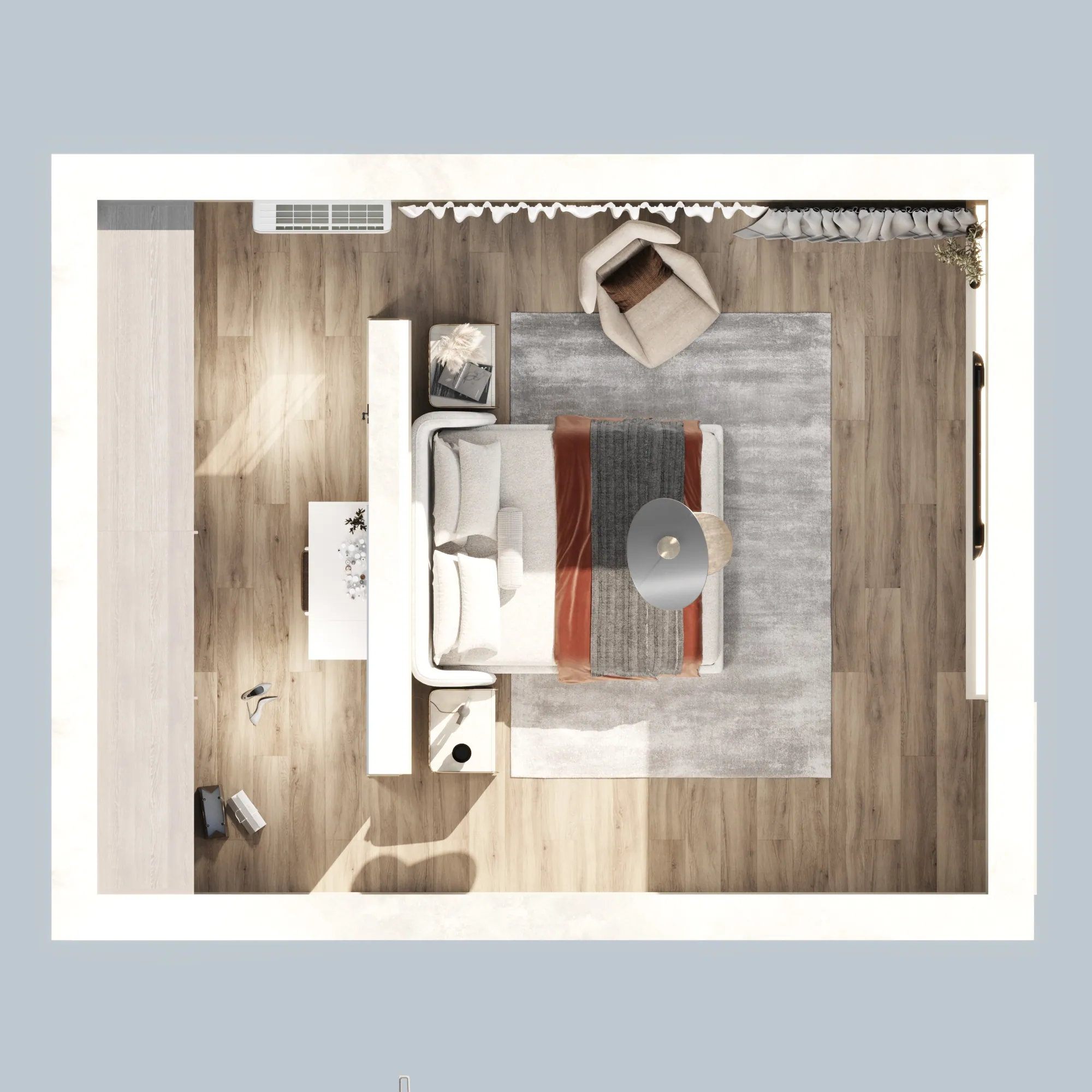Master Bedroom & Walk-in Wardrobe — view 10