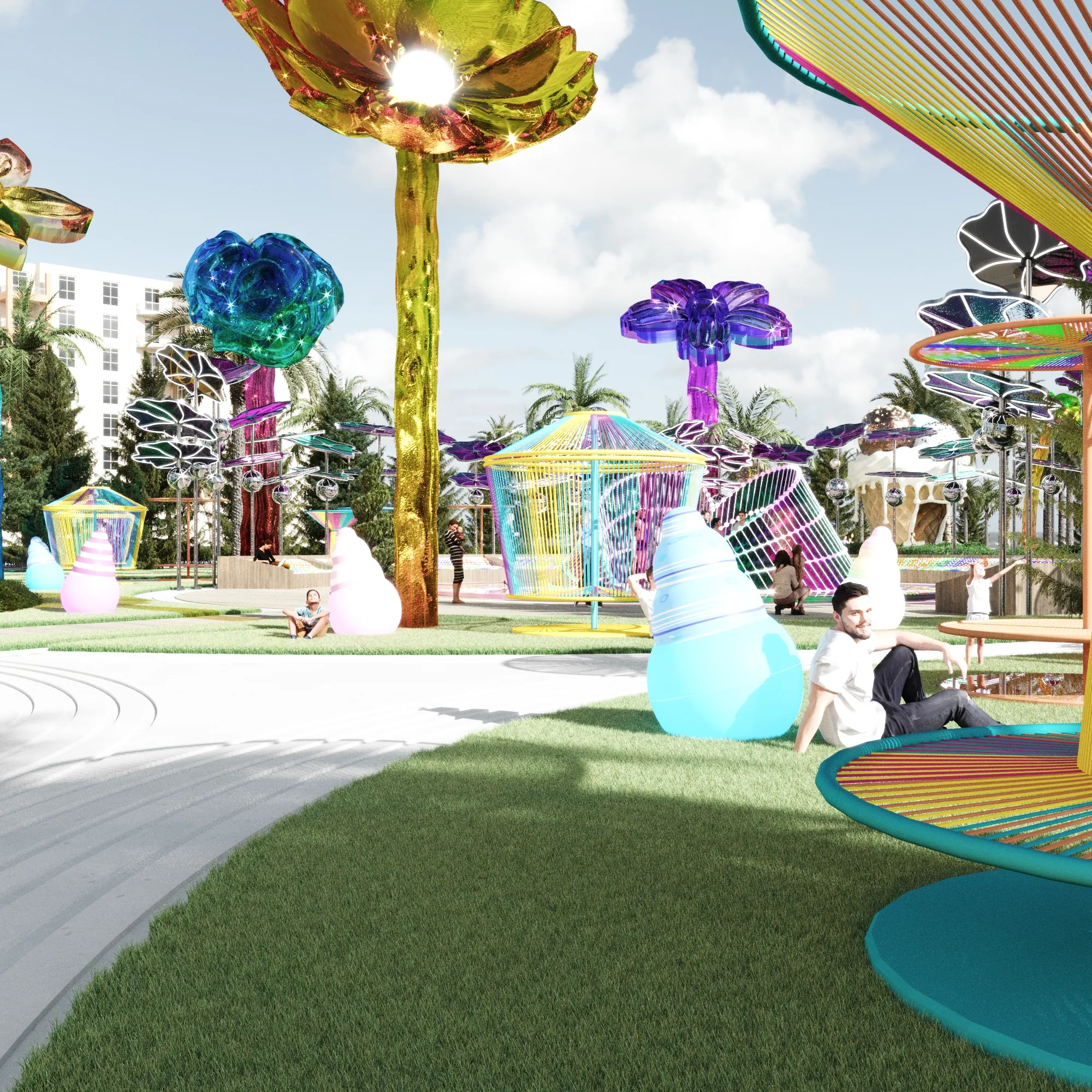 KAEC Light Park Installations