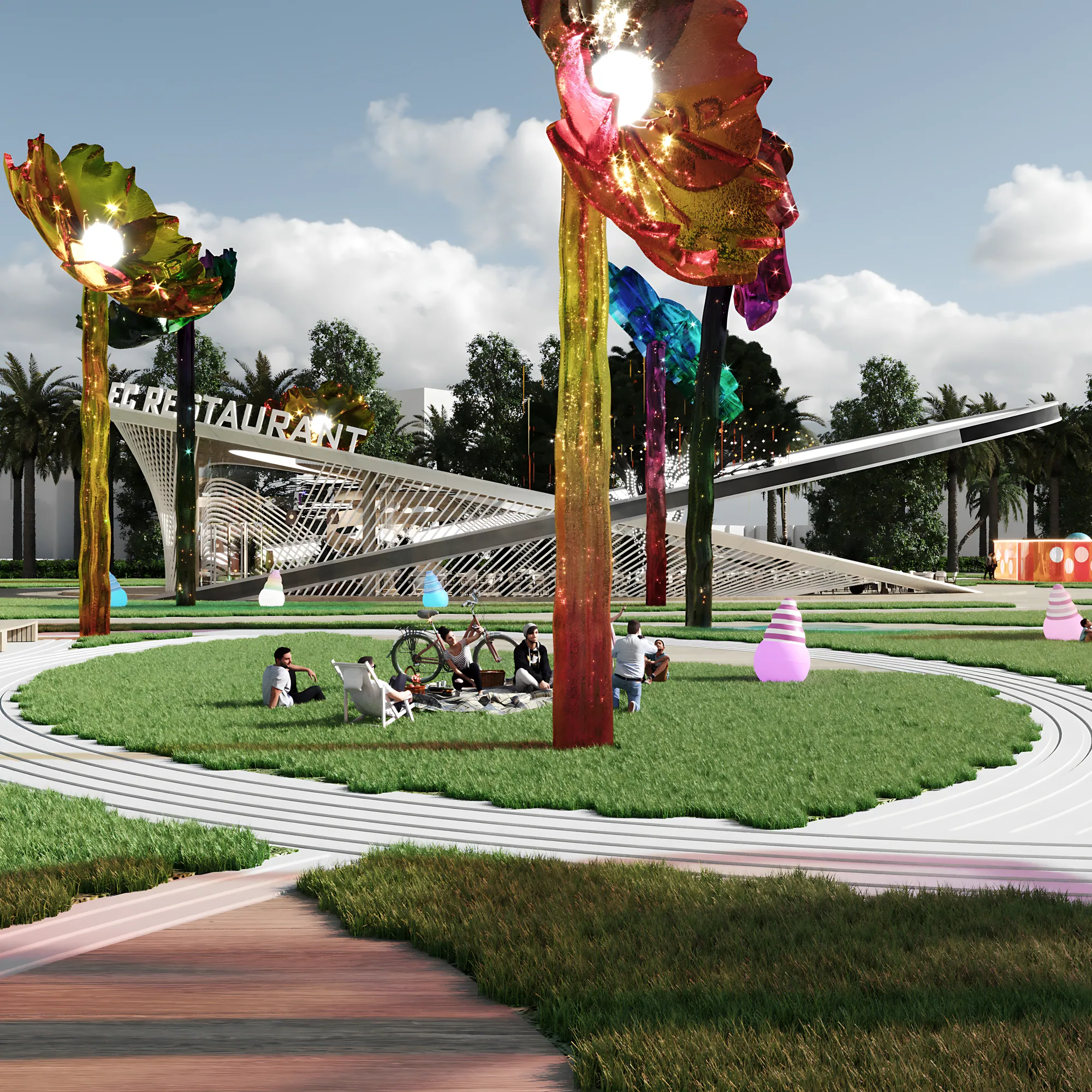 KAEC Light Park Installations — view 5