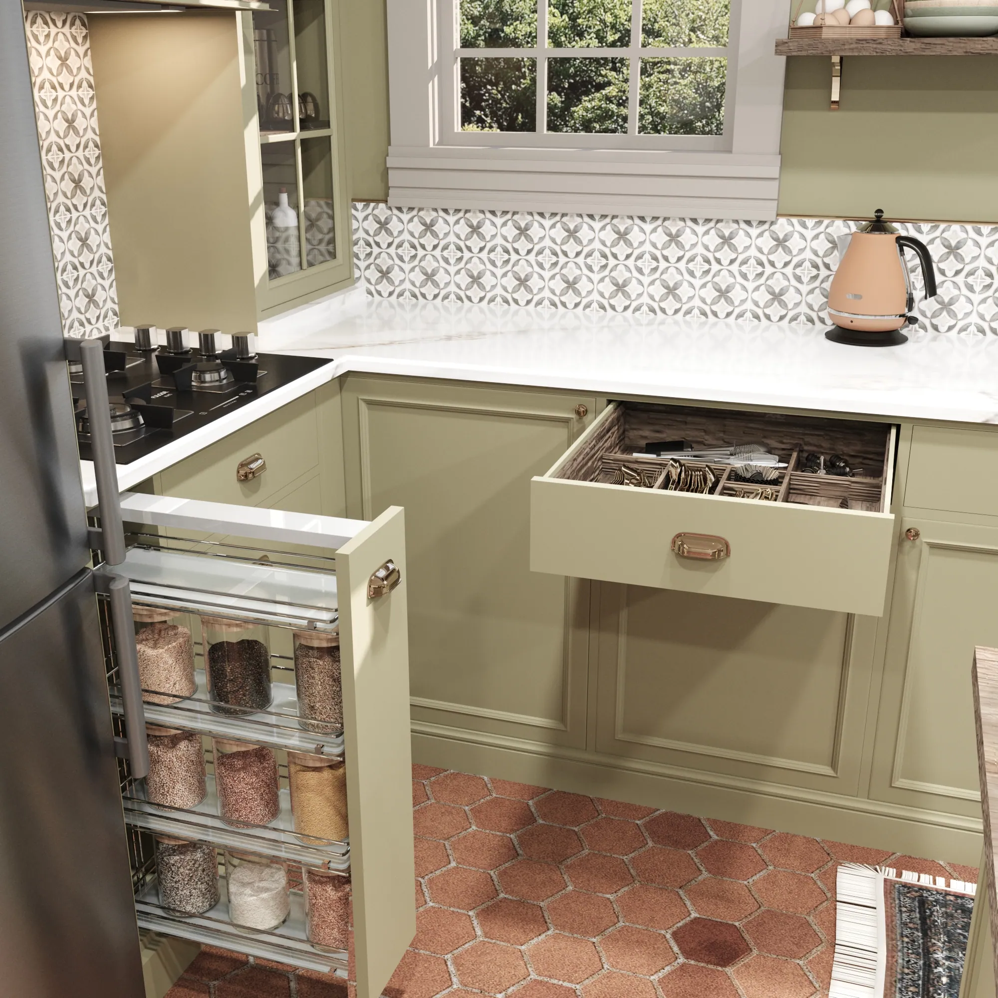 Sage Green Kitchen Renovation — view 7