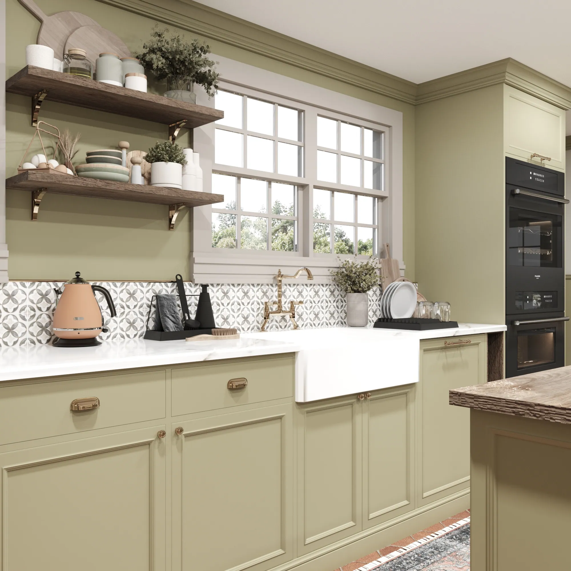 Sage Green Kitchen Renovation — view 4