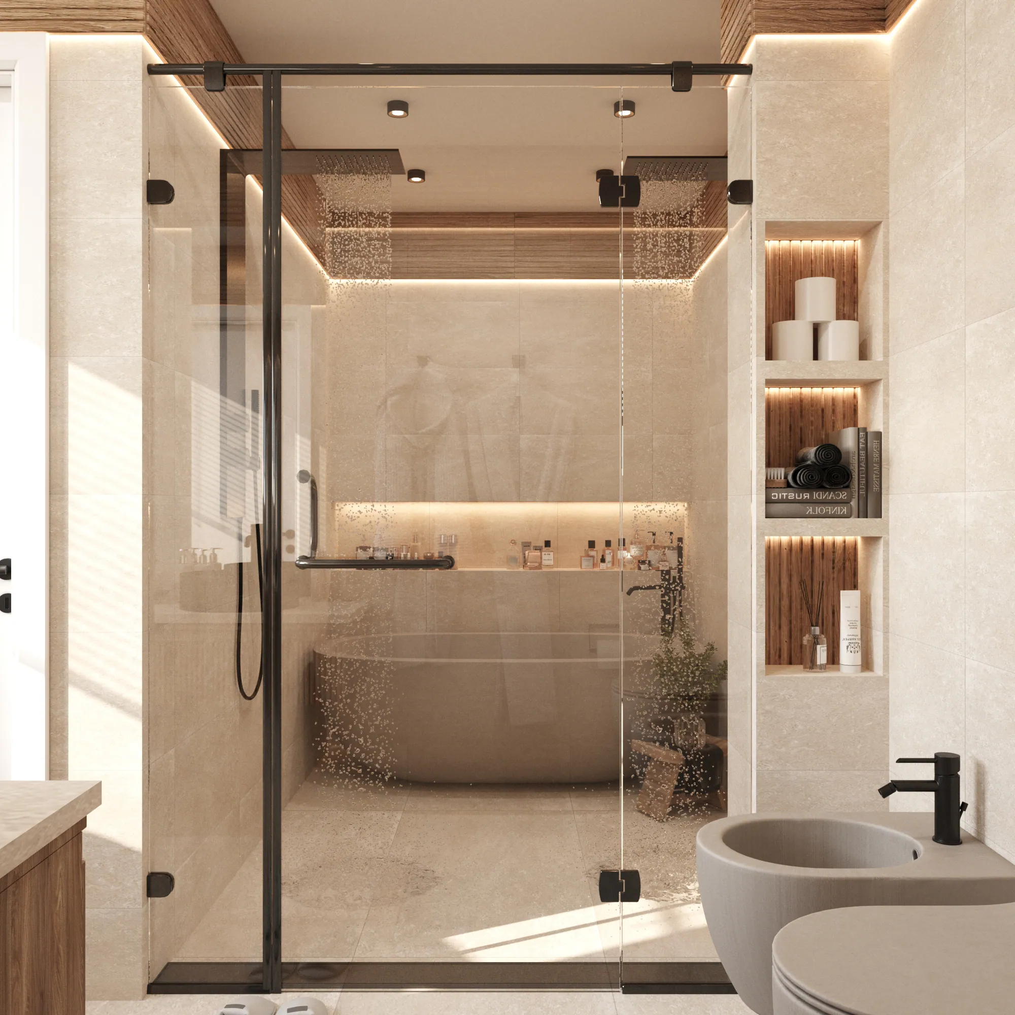 Stone Bath Master Bathroom