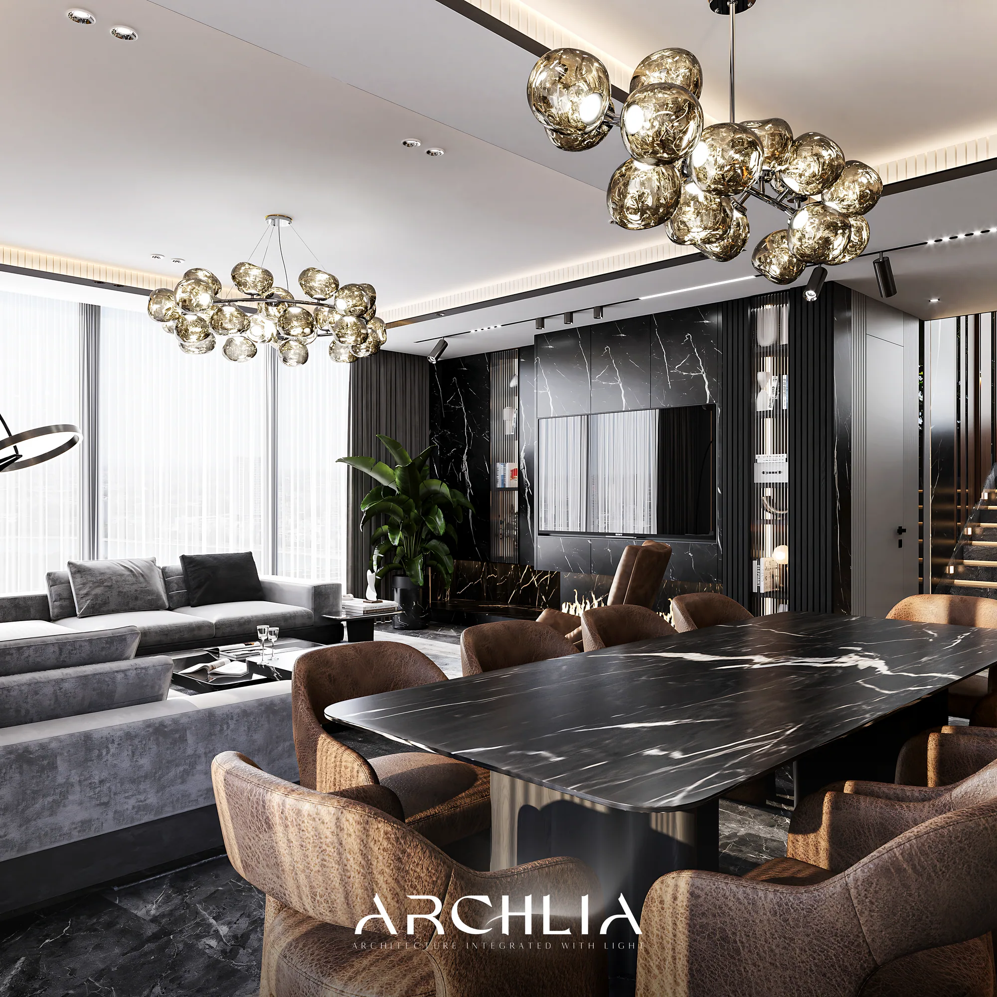 Noir Marble Residence