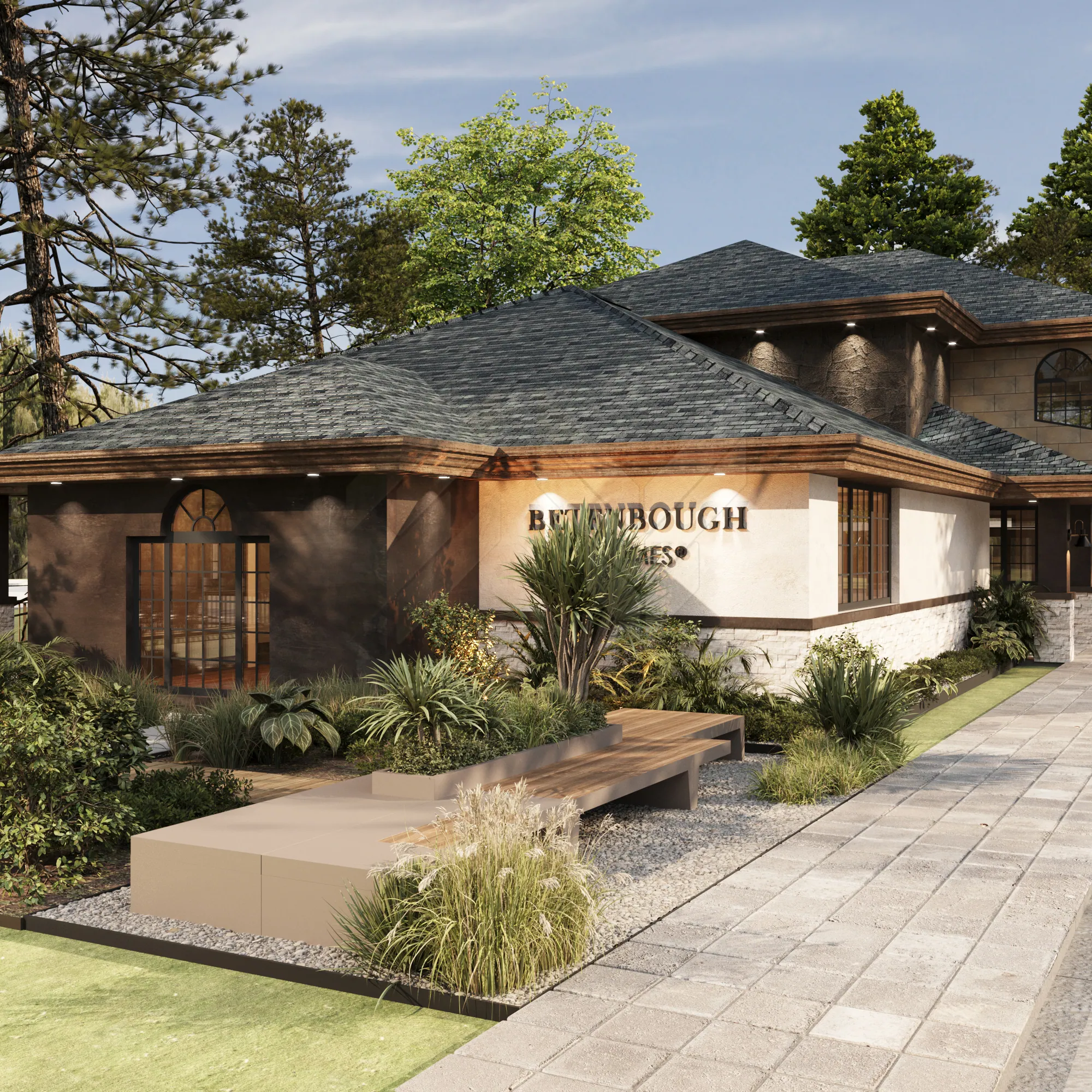 Office Exterior & Landscape